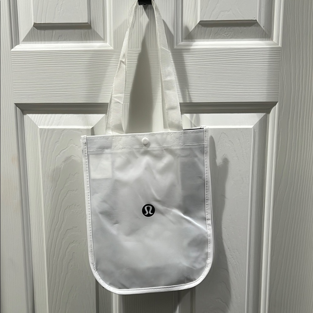 Lululemon White Tote Bag